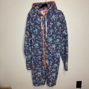 Chubbies Onesie One Piece Chubsies Full Zip Up Shorts Romper Adult Fleece